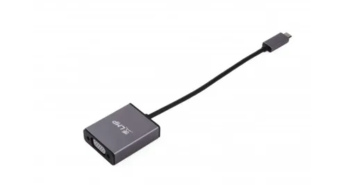 LMP Konverter USB-C – VGA Spacegrau - Kabeltyp: Konverter - Videoanschluss Seite A: USB Type-C - Videoanschluss Seite B: VGA