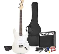MAX Music GigKit Electric guitar Stratocaster 6 strings White