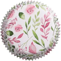 Demmler Muffin Backform Rose 60 Stück - Materialtyp: Papier - Material: Papier - Zertifikate: FSC - Motiv: Blume - Backform Typ: Muffin-Backform - Eigenschaften: Keine Eigenschaft