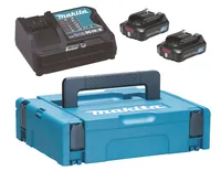 Makita Energy Kit 197658-5 2x BL1021B + DC10SB