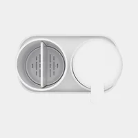 Brabantia Seifenspender-Set ReNew mit Zahnputzbecher und Schale Weiss - Wandmontage: Nein - USB-Schnittstelle: Nein - Sensor-Technik: Nein - Detailfarbe: Weiss - Fassungsvermögen: 250 ml
