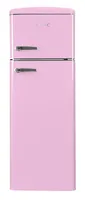 SPC Kühl-Gefrierkombination KS3777-6 Pink, Rechts - Energieeffizienzklasse: C - Bauart: Freistehend - Einbaunormen: CH 55 - Nutzinhalt Kühlen: 162 l - Gefrierfach Klassifizierung: 4 Sterne - Nutzinhalt Gefrieren: 44 l