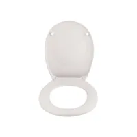 spirella Toilettensitz Neela Weiss matt - Breite: 37.3 cm - Länge: 45.5 cm - Detailfarbe: Weiss matt