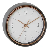 TFA Dostmann Funkuhr Kupfer/Schwarz - Form: Rund - Detailfarbe: Kupfer - Schwarz - Uhrtyp: Analog - Funksignal: Ja - Funktionen: Zeit - Detailmaterial: Glas - Metall
