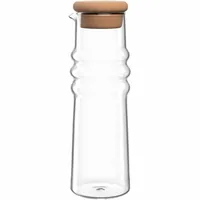 LEONARDO Karaffe Sole 0.9 l, Transparent - Produkttyp: Karaffe - Material: Borosilikatglas - Kork - Detailfarbe: Transparent - Fassungsvermögen: 0.9 l