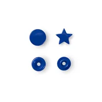 Prym Druckknöpfe Color Snaps Stern, Königsblau, 12.4 mm, 30 Stück - Detailfarbe: Königsblau