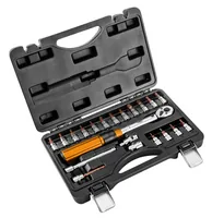 Neo Tools 1/4 bi-directional torque wrench, 5-25NM, set of 21 pcs.