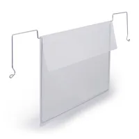 DURABLE Drahtbügeltasche mit Klappe A5 quer PP 50 stk