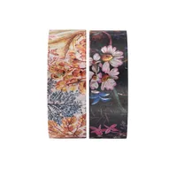 Paperblanks Deko-Klebeband Washi Tape 2 Stk. Anemone/Floralia - Detailfarbe: Schwarz - Länge: 10 m - Set: Ja - Breite: 15 mm