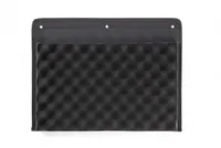 B&W Deckeltasche LP/1000 zu Typ 5000 und 5500 - Höhe: 290 mm - Breite: 430 mm - Tiefe: 30 mm - Detailfarbe: Schwarz