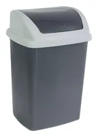 MAUL 9522487 trash can 24 L Rectangular Plastic, Polypropylene (PP) Dark Grey, White