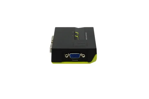 LevelOne KVM Switch 2xUSB-A Audio grau