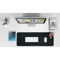 Sigel Schreibunterlage Einrollbar 80 x 30 cm, Schwarz - Kalender Schreibunterlage: Nein - Breite: 80 cm - Länge: 30 cm - Material: Lederimitat - Detailfarbe: Schwarz