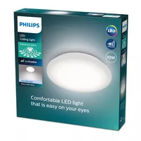 Philips Deckenleuchte Moire CL200, 4000K, 1000 lm weiss - Leuchten Kategorie: Deckenleuchte - Betriebsart: Netzbetrieb - Lampensockel: LED fest verbaut - Farbtemperatur Kelvin: 4000 K - Dimmbar: nicht dimmbar - Farbwiedergabeindex CRI: 80