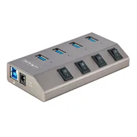 4-PT USB HUB W/ON/OFF SWITCHES WITH INDIVIDUAL ON/OFF SWITCHES