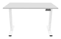 Contini RAL 9016 1.6 x 0.8 m Weiss mit Grauer Tischplatte - Tiefe: 80 cm - Breite: 160 cm - Material: Metall - Höhe: 130 cm - Gewicht: 80 kg - Belastbarkeit: 100 kg