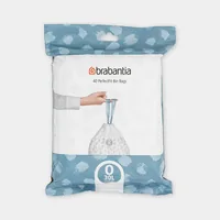 Brabantia Kehrichtsack PerfectFit O 30 l, 40 Stück - Parfümiert: Nein - Eigenschaften: Keine Eigenschaft - Verpackungseinheit: 40 Stück - Volumen: 30 l - Trageriemen: Ja - Material: Kunststoff