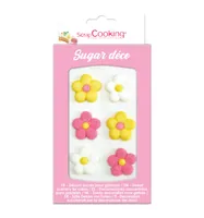 ScrapCooking Zuckerdekore Blumen 6 Stück - Zertifikate: Keine Zertifizierung - Packungsgrösse: 19 g - Nährwertangabe pro: 100 g - Energiegehalt (in kcal): 396 Kcal - Energiegehalt (in kj): 1681 KJ - Fett: 0.5 g