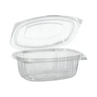 Papstar Salatschale PLA PURE 500 ml 50 Stück - Detailfarbe: Transparent - Materialtyp: Biokunststoff - Material: Biobasierter Kunststoff aus nachwachsenden Rohstoffen - Kunststoff - Polylactid Acid (PLA)