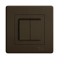 Feller Smart Light Control  EDIZIO.liv für Philips Hue, Coffee - Detailfarbe: Dunkelbraun - Produkttyp: Bedienelemente - Protokoll: Philips Hue - Systemkommunikation: Wireless - System-Kompatibilität: Philips Hue