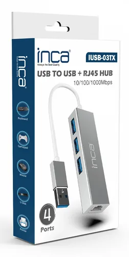 INCA Adapter IUSB-03TX Ethernet > USB und Typ-C 1000Mbit