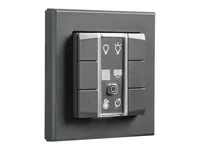 Homematic IP Wired Smart Home Wired Wandtaster 6-fach, Anthrazit - Produkttyp: Fernbedienung und Wandtaster - System-Kompatibilität: Amazon Alexa - Google Assistant - Protokoll: IPv6 - Systemkommunikation: Wired - Detailfarbe: Anthrazit