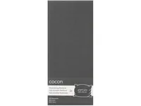 COCON Kissenbezug Renforcé 100 x 65 cm, Graphit, 2 Stk. - Nachhaltigkeit: OEKO-TEX® STANDARD 100 - Verschlusstyp: Reissverschluss - Grösse: 65 x 100 cm - Motiv: Uni - Detailfarbe: Graphit - Detailmaterial: Baumwolle (CO)