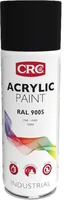 CRC Sprühfarbe ACRYLIC PAINT 9005 Tiefschwarz Matt 400 ml - Nachhaltigkeit: Nicht angegeben - Anwendung: Universal - Verarbeitung: Sprühen - Produkttyp: Sprühfarbe - Lebensmittelecht: Nein - Fertigmischung: Ja