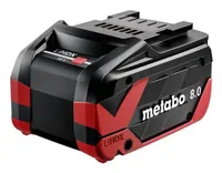 Metabo Akku LiHD 8.0 Ah - Akkusystem: CAS Cordless Alliance System - Zubehörtyp: Akku - Akkukapazität: 8 Ah - Spannung: 18 V - Kapazität Wattstunden: 144 Wh - Akkutyp: Lithium-Ion (Li-Ion)