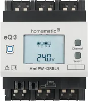 Homematic IP Wired Smart Home Wired Jalousieaktor 4-fach - Produkttyp: Schnittstellen und IO-Module - System-Kompatibilität: Amazon Alexa - Google Assistant - Protokoll: IPv6 - Systemkompatibilität: Bedienung des Wired-Systems über Google Assistant und Am