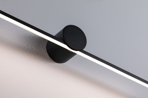 Paulmann Spiegelleuchte LED Sava 4.2W Schwarz - Leuchten Kategorie: Badezimmerleuchte - Lampensockel: LED fest verbaut - Farbtemperatur Kelvin: 3000 K - Anzahl Lampen: 1 - Gesamtleistung: 4.2 W - Leuchtmittel mitgeliefert: Ja