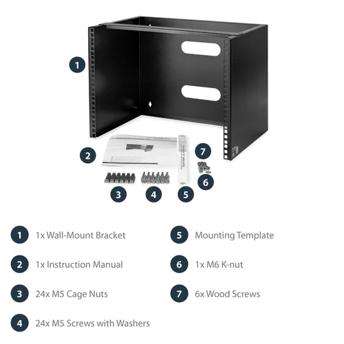 8U WALL-MOUNT BRACKET .