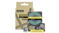 EPSON Colour Tape Yellow/Grey -  12mm -  8m -  LK-4YAS