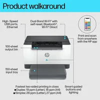 HP LaserJet M207dw Printer