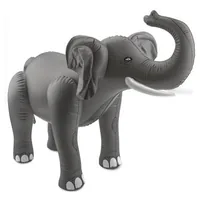 Folat Aufblasbares Accessoire Elefant Grau - Packungsgrösse: 1 Stück - Produkttyp: Aufblasbares Accessoire - Material: Hartkunststoff - Detailfarbe: Grau - Motto: Tier