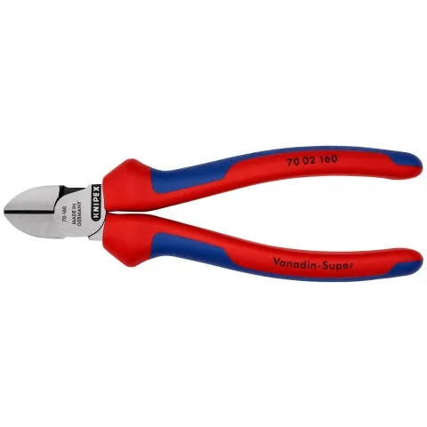 KNIPEX Seitenschneider schwarz atramentiert poliert 160 mm