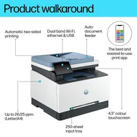 HP Color LaserJet Pro MFP 3302sdw 600 x 600 DPI A4 Wifi