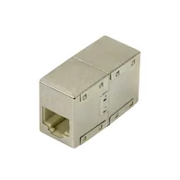 Logilink Patchkabelverbinder 1:1 Cat.6 STP, 2xRJ45 Metalgeh.
