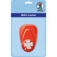 URSUS Motivstanzer Kleeblatt klein, 1.6 cm - Durchmesser: 1.6 cm - Motiv: Kleeblatt