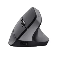 Trust Ergonomische Maus Bayo+ - Maus-Typ: Ergonomisch - Maus Features: Programmierbare DPI-Einstellung - Vertikales Design - Daumentaste - Silent-Tasten - Gelenkschonend - Scrollrad - Bedienungsseite: Rechtshänder - Detailfarbe: Schwarz - Verbindungsart:
