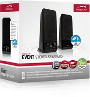 SPEEDLINK USB PC Stereo Speaker SL8004BK Event