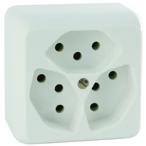 Steffen 13M6218 socket-outlet Type J White