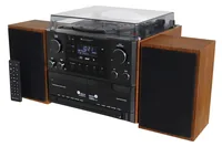 soundmaster Stereoanlage MCD5600 Braun - Radio Tuner: FM - DAB+ - Detailfarbe: Braun - Lautsprecher Kategorie: Integrierte Lautsprecher - Verbindungsmöglichkeiten: Bluetooth - Kopfhörer 3.5mm Klinke - 3.5 mm Klinke - Cinch - USB - System-Kompatibilität: K