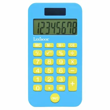 Lexibook Taschenrechner Stitch - Stromversorgung: Solarbetrieb - Batteriebetrieb - Typ: Taschenrechner - Detailfarbe: Hellblau - Gelb - Displaytyp: Digital - Anzahl Zeilen: 1 × - Anzahl Stellen: 8 ×
