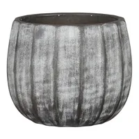 scheurich Blumentopf Runa 2.1 l, Grau - Detailfarbe: Grau - Aufhängevorrichtung: Nein - Detailmaterial: Keramik - Grundmaterial: Keramik