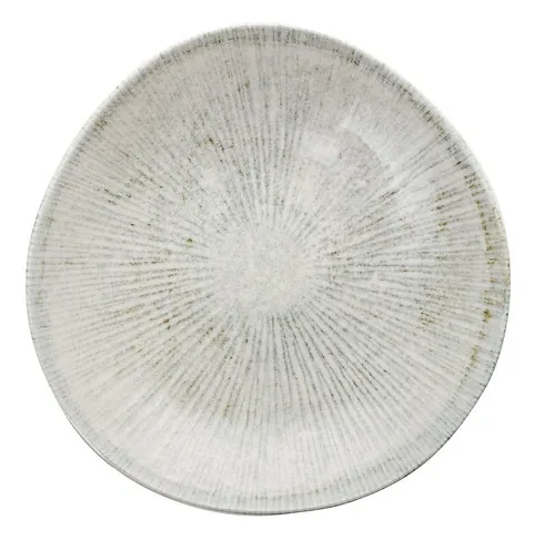 Hermia Geschirr-Set Beige/Grau - Material: Porzellan - Teller Typ: Speiseteller - Detailfarbe: Beige - Grau - Form: Oval