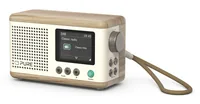 Pure DAB+ Radio Classic Mini Eiche/Weiss - Widerstandsfähigkeit: Keine Angabe - Radio Tuner: DAB+ - FM - Stromversorgung: Akkubetrieb - Netzbetrieb - Detailfarbe: Eiche - Weiss - Streaming Formate: Keine - Ausstattung: Display - Equalizer - Senderspeicher