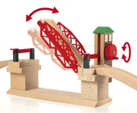 BRIO Eisenbahn Hebebrücke - Kategorie: Brücken & Tunnel - Altersempfehlung ab: 3 Jahren - Material: Holz - Nachhaltigkeit: Nicht angegeben