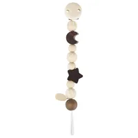 Goki Nuggikette Mond und Stern - Detailfarbe: Beige - Braun