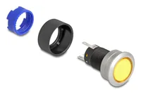 DELOCK Drucktaster vorstehend Einbau 22mm 5x Lötanschluss gb